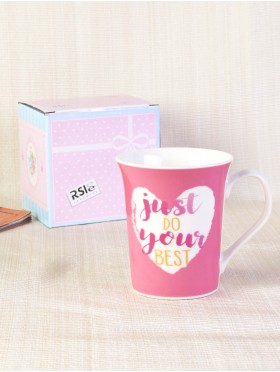 Heart Print Mug Cup Set With Gift Box 350ml (12oz)